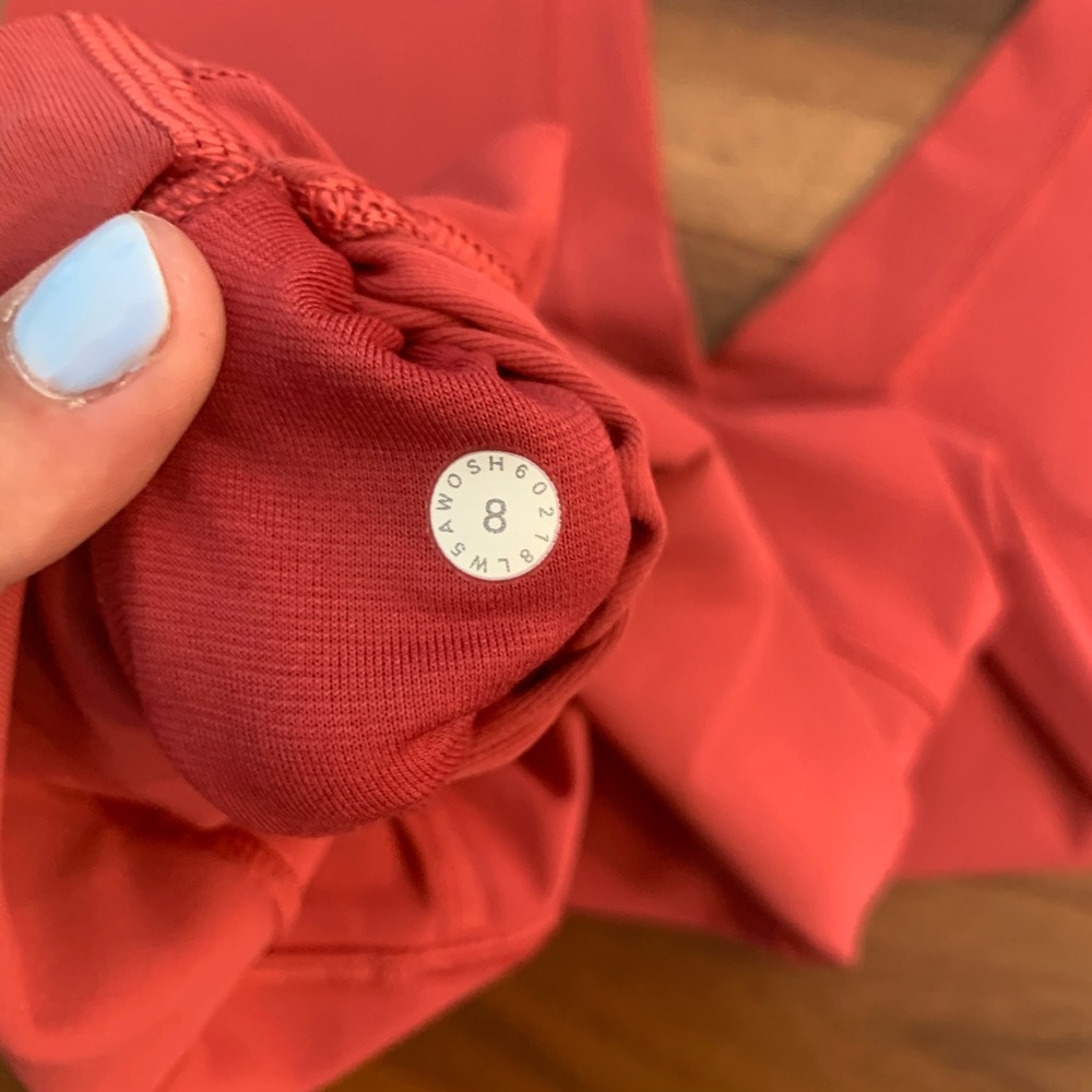 lululemon coral leggings